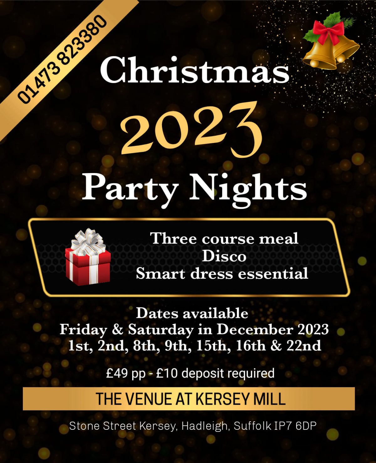 Christmas Party Nights The Venue at Kersey Mill